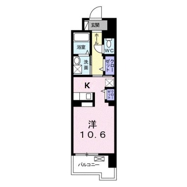 グランクリュ佐古 WEST 903の間取り図