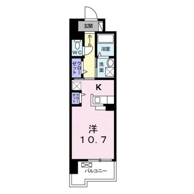 グランクリュ佐古 WEST 905の間取り図