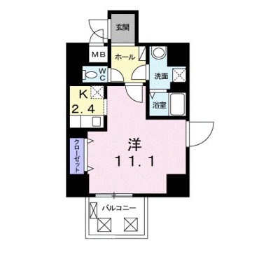 グランクリュ佐古 EAST 601の間取り図