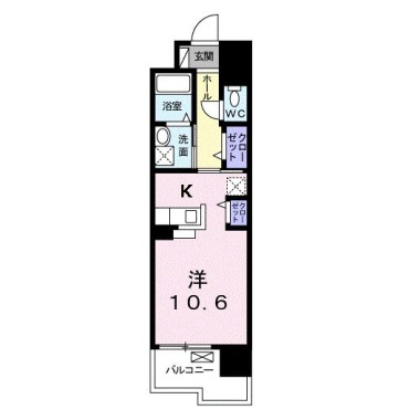 グランクリュ佐古 EAST 603の間取り図