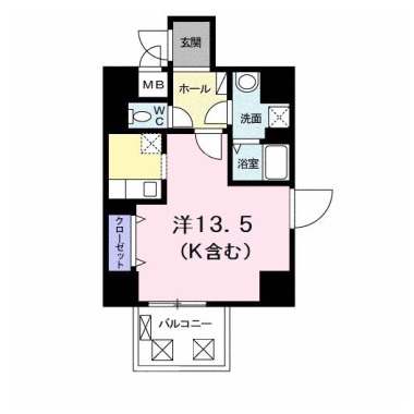 グランクリュ佐古 EAST 701の間取り図