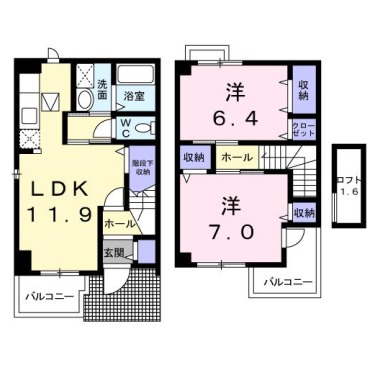 アットホーム石井 101の間取り図