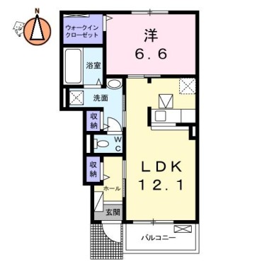 メゾン・N 103の間取り図