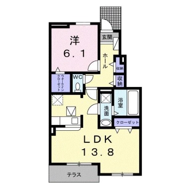 フレグランス 102の間取り図