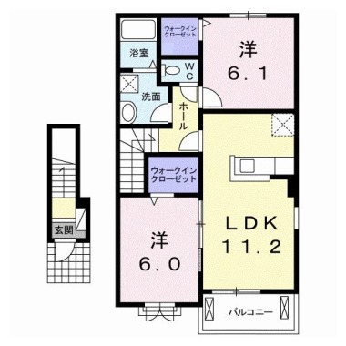 レイナ I 205の間取り図