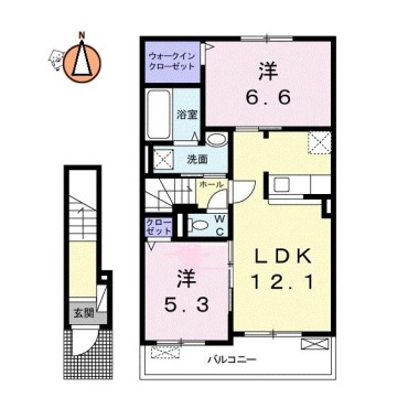 ノルデン A 202の間取り図