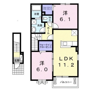 サンシーブルC 205の間取り図