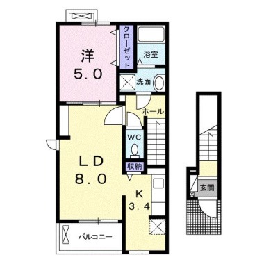 シーゲル A 201の間取り図