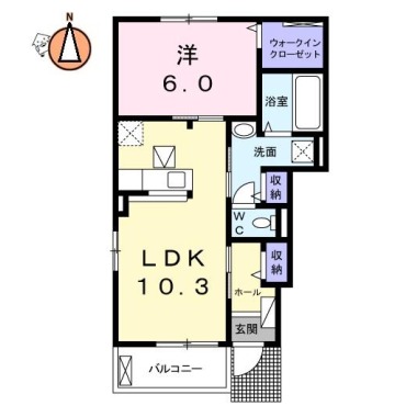 サザン・スターA 101の間取り図