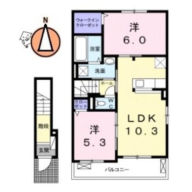 サザン・スターA 202の間取り図