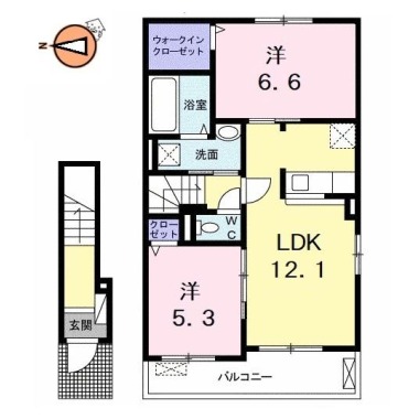 サザン・スターB 205の間取り図