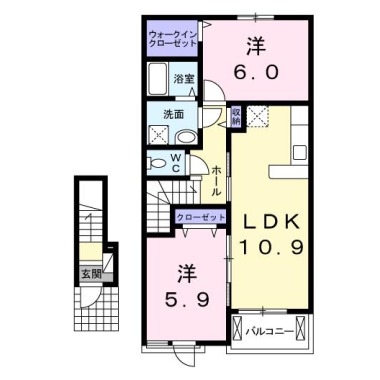 シエロアズール B 203の間取り図