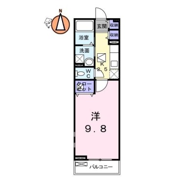 セントラルレジデンスW 203の間取り図