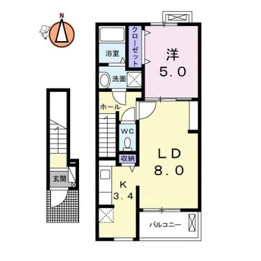 セントラルレジデンスN 203の間取り図