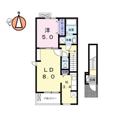 セントラルレジデンスN 206の間取り図