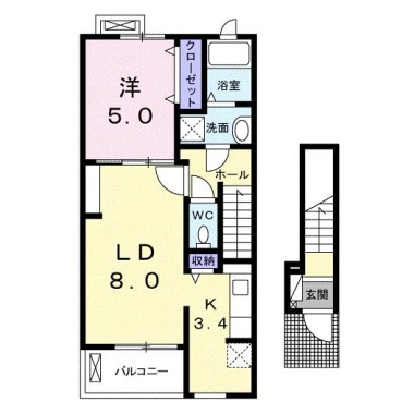 ジラソーレ 205の間取り図