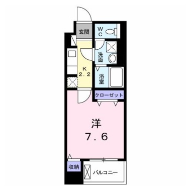 グランコート国府 307の間取り図