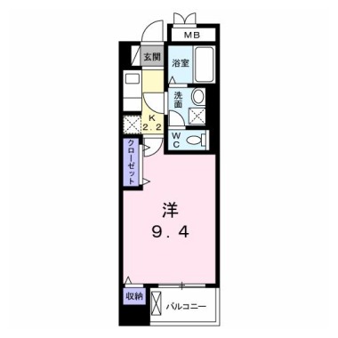 グランコート国府 403の間取り図