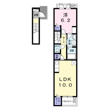 カントリー サイド 202の間取り図