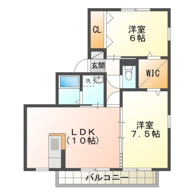 サニーコート 101の間取り図