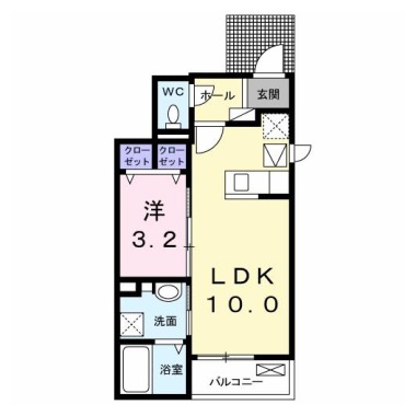 ハナミズキ 101の間取り図