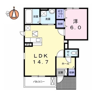 リヒト・コオリ 参 101の間取り図