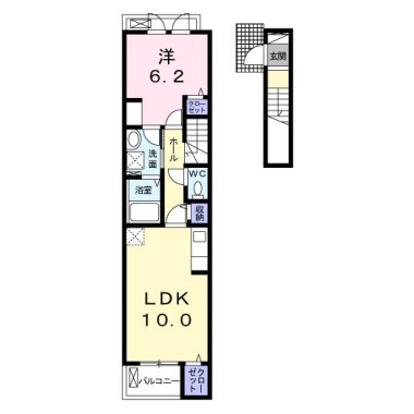 ライトブレス C 202の間取り図