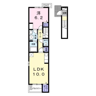 ライトブレス C 205の間取り図