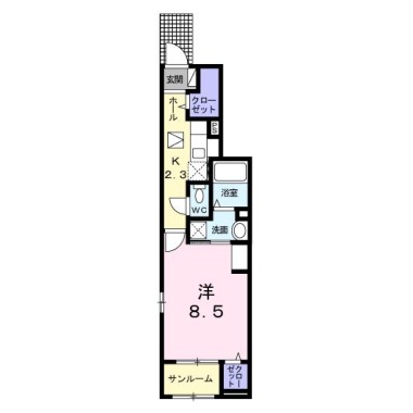 ライトブレス D 103の間取り図