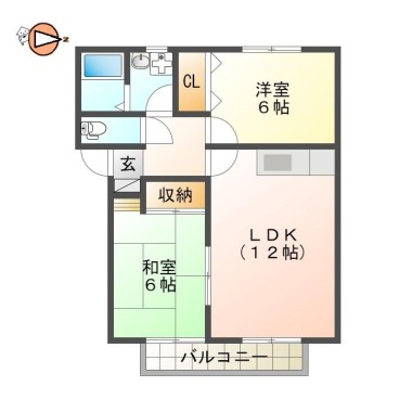 アンフィニヨシモト 102の間取り図