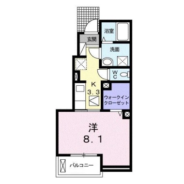 グラン ベルジュ C 102の間取り図
