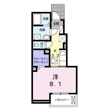 グラン ベルジュ C 103の間取り図