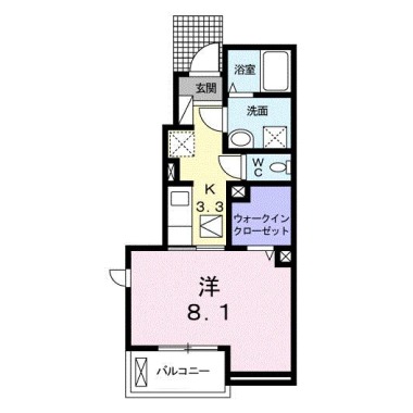 グラン ベルジュ C 107の間取り図