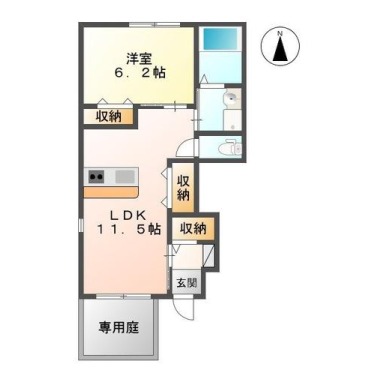 ヴィクトワール 101の間取り図