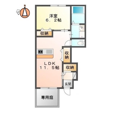 ヴィクトワール 103の間取り図