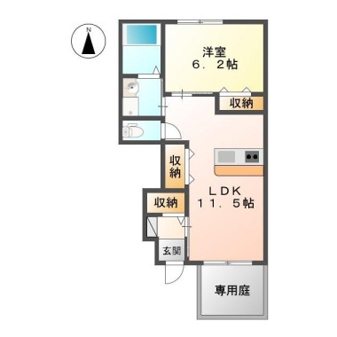 ヴィクトワール 106の間取り図