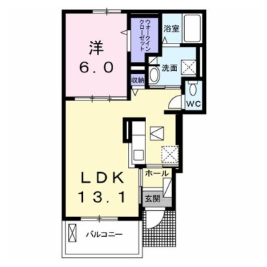 ラグジュアリー I 102の間取り図