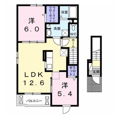 ラグジュアリー I 201の間取り図