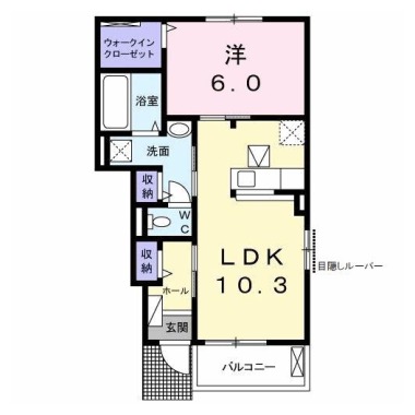グレイス・レジデンスIV 103の間取り図