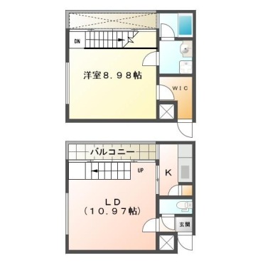 Pino 304の間取り図