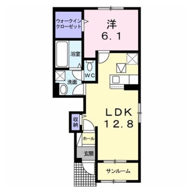 オイコス オニロ 阿波 103の間取り図