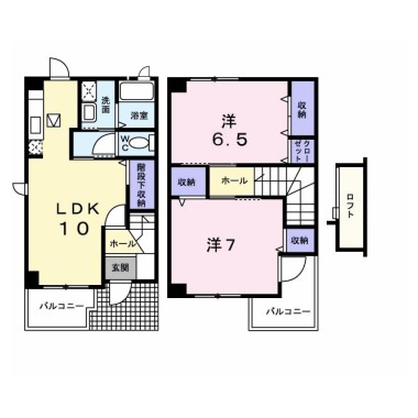 セレーノ城北 101の間取り図