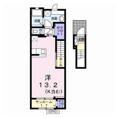 フェリシモ 205の間取り図