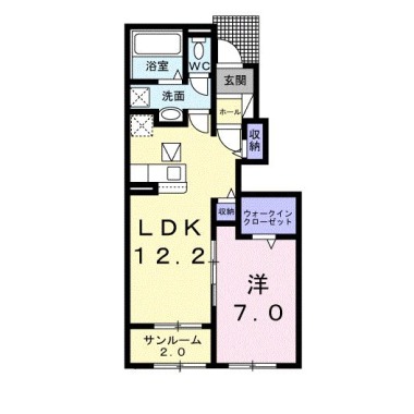 メゾン・ド・ATU B 102の間取り図