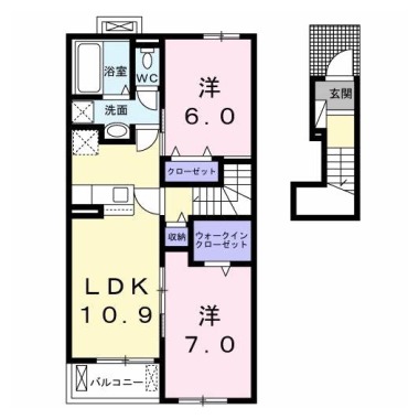 メゾン・ド・ATU B 205の間取り図