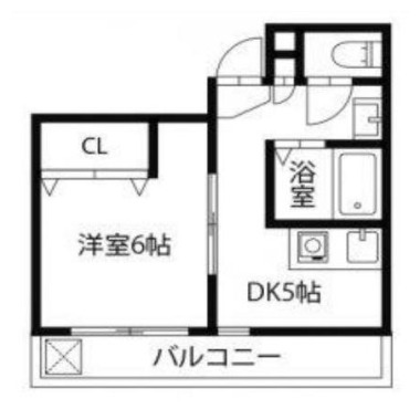 メゾンドハーレー佐古 402の間取り図