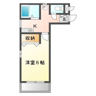 メゾンドハーレー佐古 601の間取り図