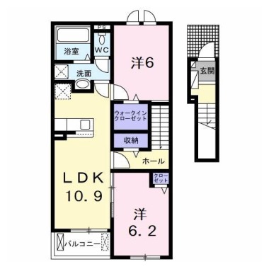 ボアソルチ A 203の間取り図