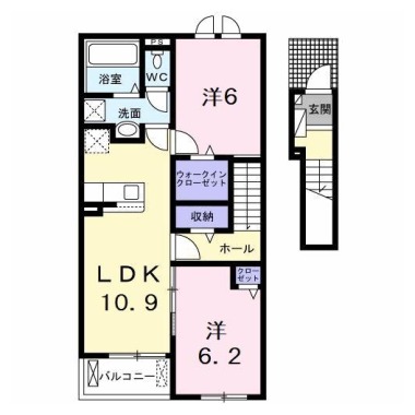 ボアソルチ A 203の間取り図