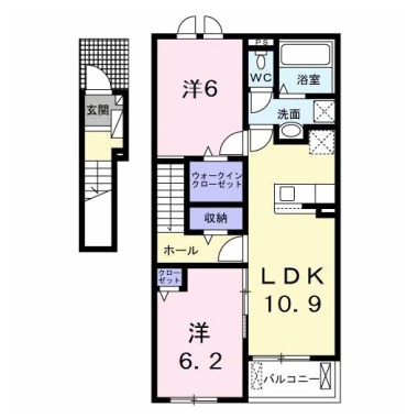 ボアソルチ B 202の間取り図